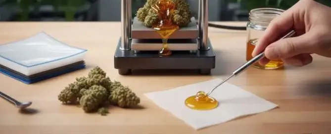 How to Press Rosin Using Cannabis Flower