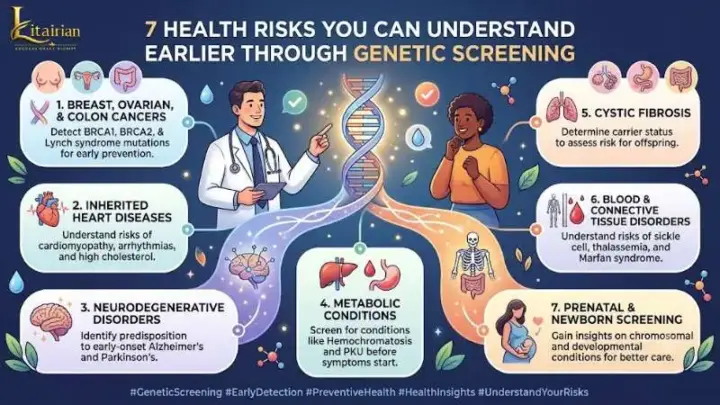 7 Health Risks You Can Understand Earlier Through Genetic Screening 7 Health Risks You Can Understand Earlier Through Genetic Screening
