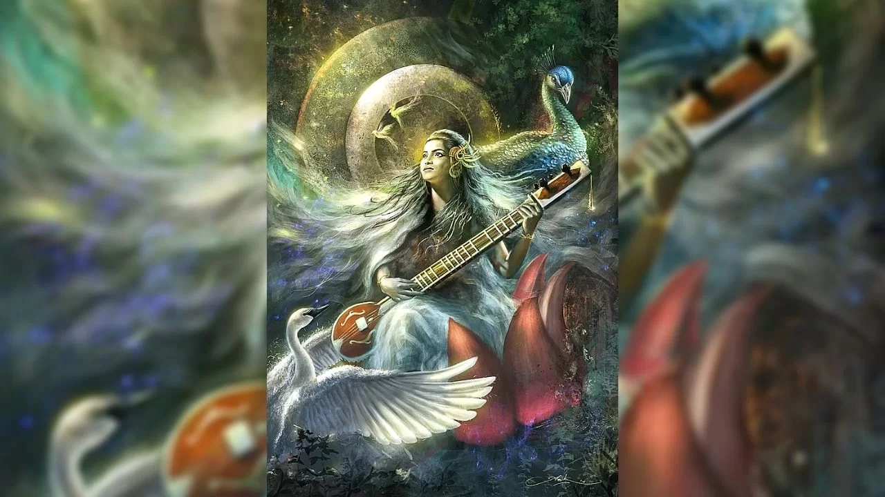 9 Saraswati Mantra for Study Exams Students Focus Vaak Siddhi in Hindi English